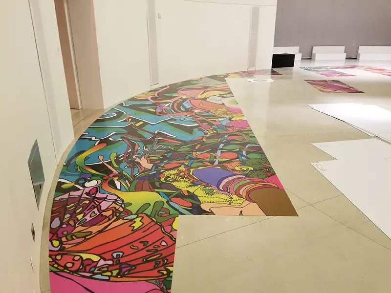 Floor graphics