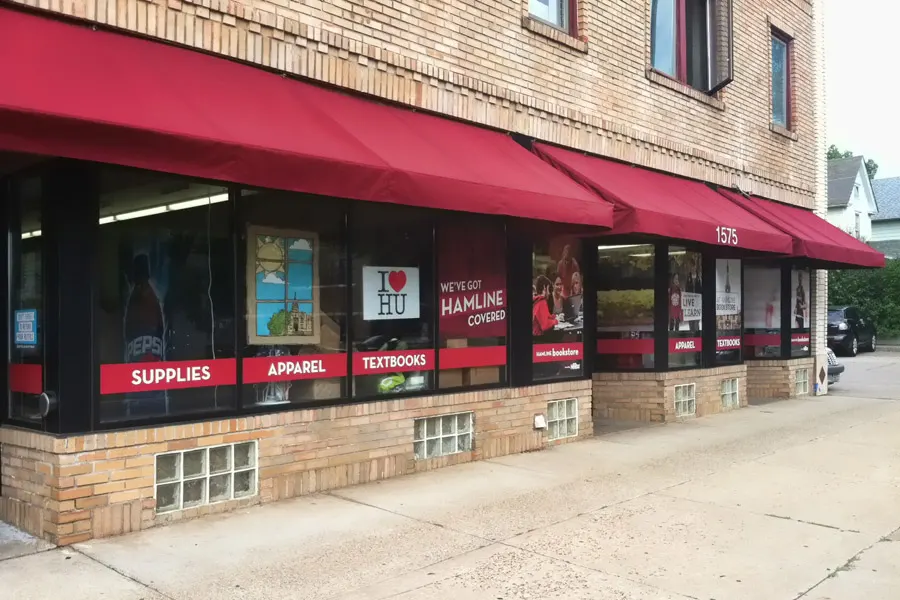 Bookstore window graphics